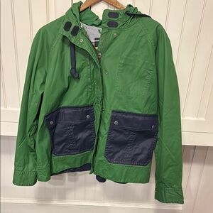 J. Crew Colorblock Waxed Cotton Utility Jacket G7492